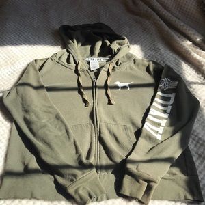 zip up vs pink jacket